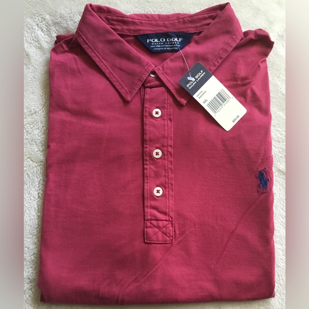 Polo by Ralph Lauren Golf Nantucket Red Polo Golf Shirt with Navy Pony